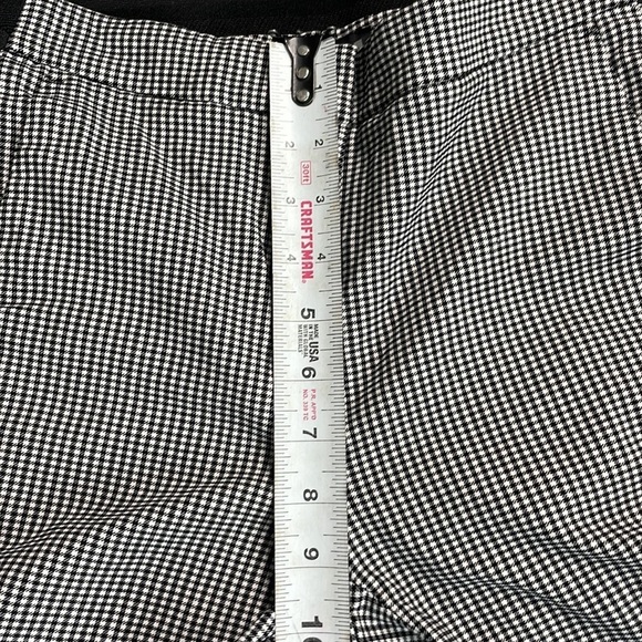 Zara Women’s Tartan Black and White Checkered Trousers, size small - Picture 5 of 12